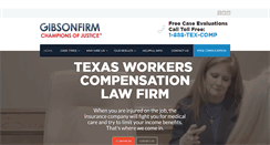 Desktop Screenshot of gibsonfirm.com